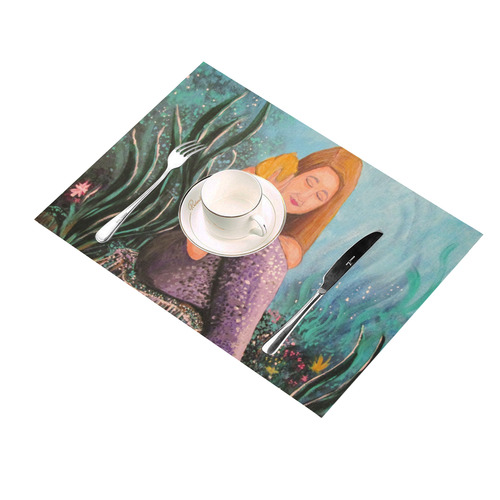 Mermaid Under The Sea Placemat 14’’ x 19’’ (Set of 4)