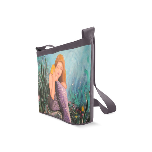 Mermaid Under The Sea Crossbody Bags (Model 1613)