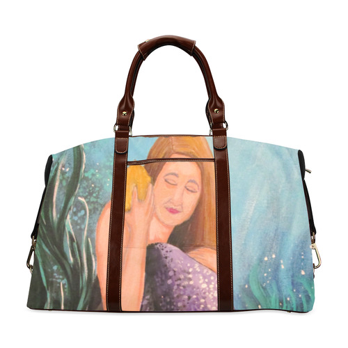 Mermaid Under The Sea Classic Travel Bag (Model 1643) Remake