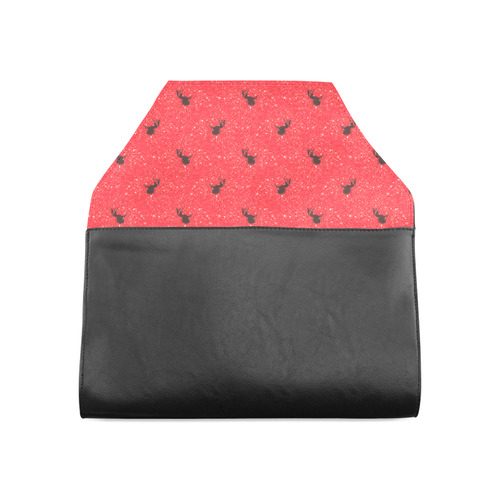 unicorn pattern red by JamColors Clutch Bag (Model 1630)