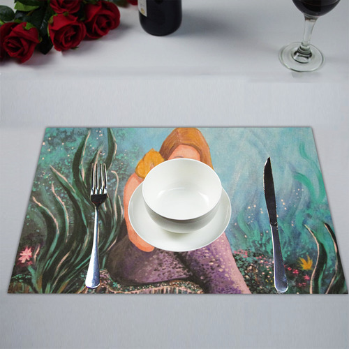 Mermaid Under The Sea Placemat 14’’ x 19’’
