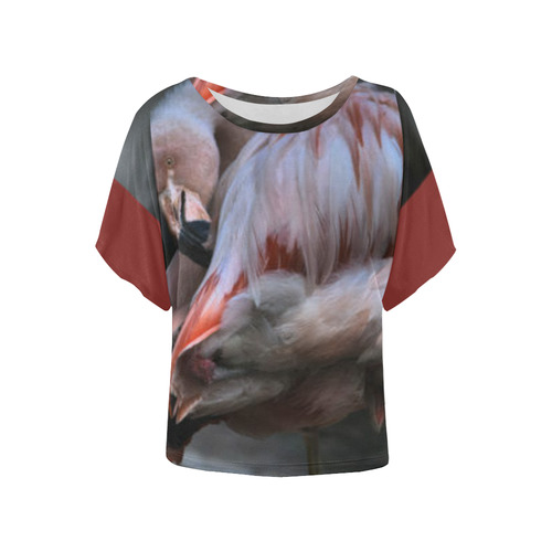 BIRDMAN Women's Batwing-Sleeved Blouse T shirt (Model T44)