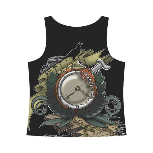 End Of Time All Over Print Tank Top for Women (Model T43)