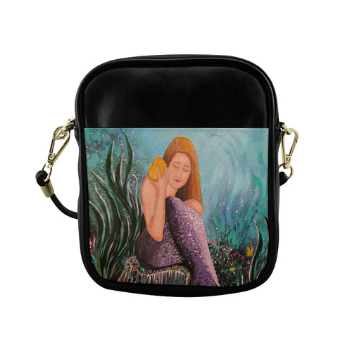 Mermaid Under The Sea Sling Bag (Model 1627)