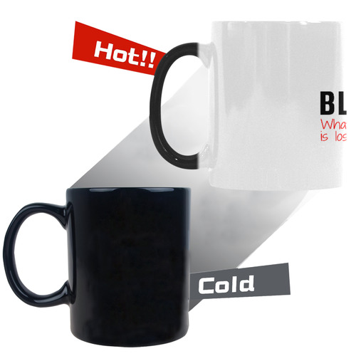 Black Hole - What Gets Inside Is Lost Forever Red Custom Morphing Mug
