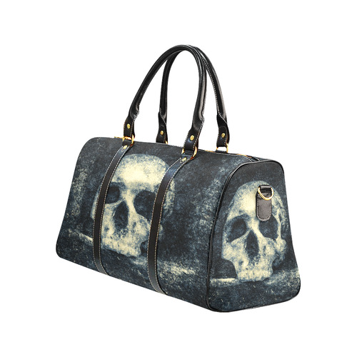 Man Skull In A Savage Temple Halloween Horror New Waterproof Travel Bag/Large (Model 1639)