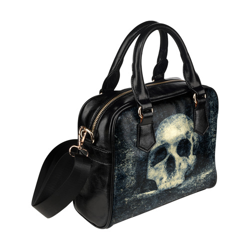 Man Skull In A Savage Temple Halloween Horror Shoulder Handbag (Model 1634)