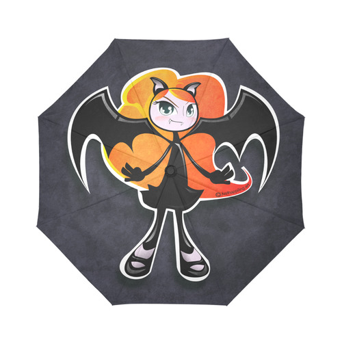 Cute lil' Vampire - Firehair Auto-Foldable Umbrella (Model U04)