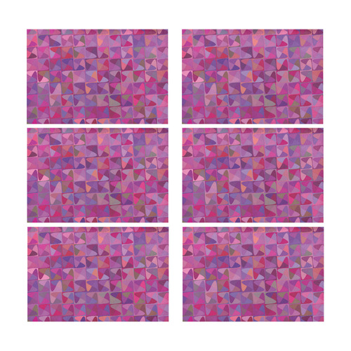Mosaic Pattern 7 Placemat 12’’ x 18’’ (Six Pieces)