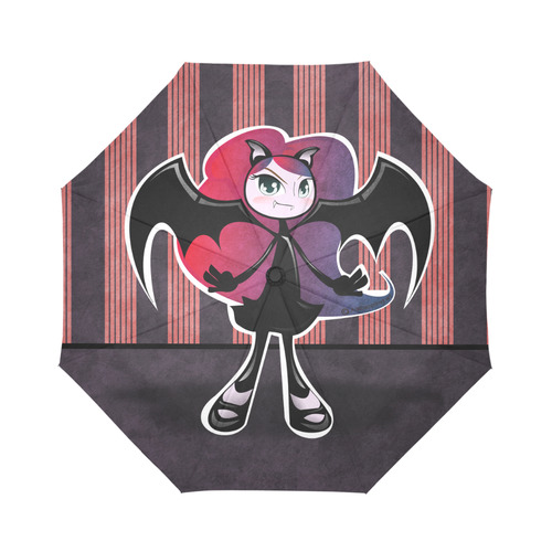 Cute lil' Vampire - Pink Auto-Foldable Umbrella (Model U04)