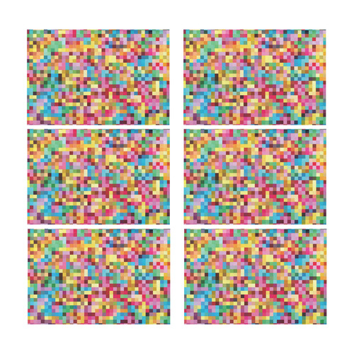 Mosaic Pattern 2 Placemat 12’’ x 18’’ (Six Pieces)
