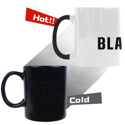 Black Hole Funny Conceptual Art For White Products Custom Morphing Mug