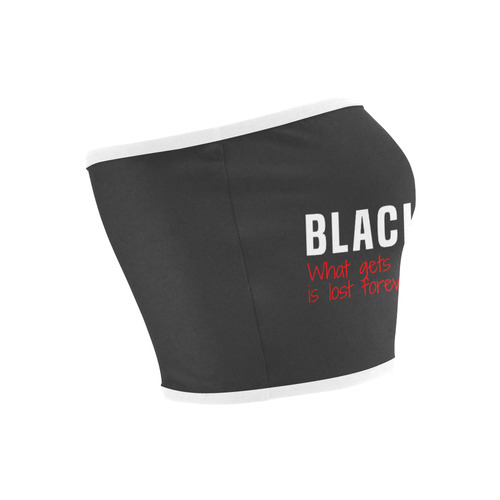 Black Hole - What Gets Inside Is Lost Forever Red Bandeau Top