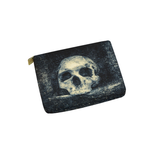 Man Skull In A Savage Temple Halloween Horror Carry-All Pouch 6''x5''