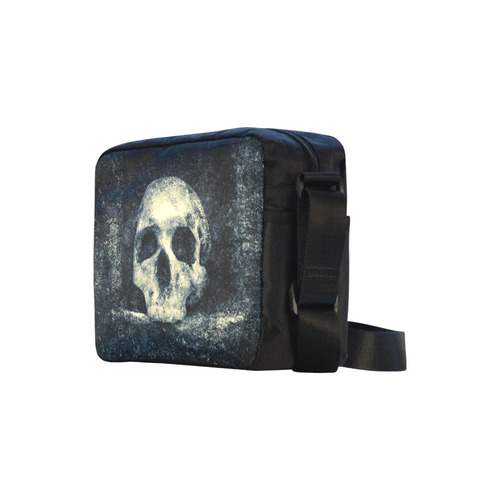 Man Skull In A Savage Temple Halloween Horror Classic Cross-body Nylon Bags (Model 1632)