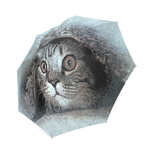Peekaboo Kitten Foldable Umbrella (Model U01)