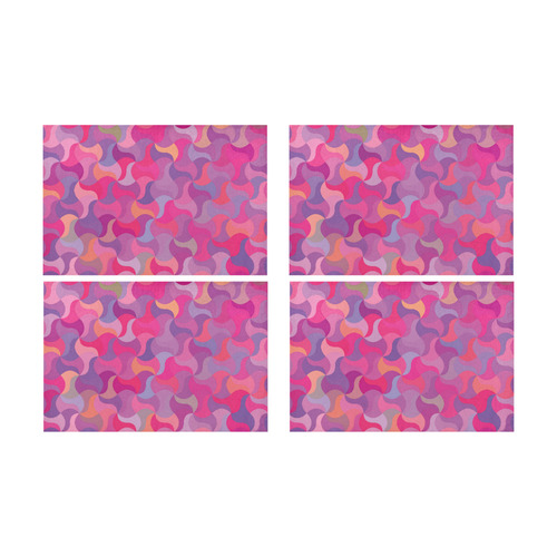 Mosaic Pattern 4 Placemat 12’’ x 18’’ (Set of 4)