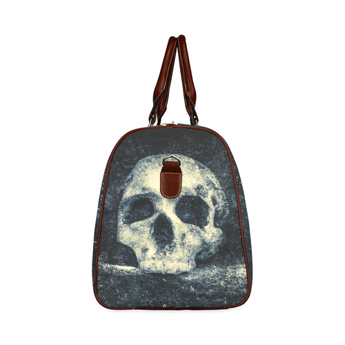 Man Skull In A Savage Temple Halloween Horror Waterproof Travel Bag/Small (Model 1639)