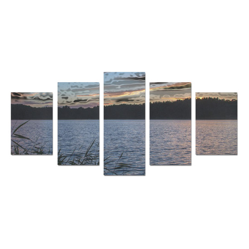 travel to sunset 05 by JamColors Canvas Print Sets D (No Frame)