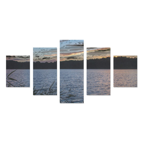 travel to sunset 05 by JamColors Canvas Print Sets B (No Frame)