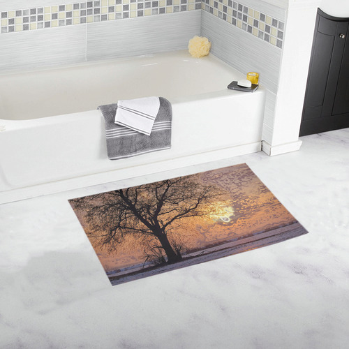 travel to sunset 4 by JamColors Bath Rug 16''x 28''