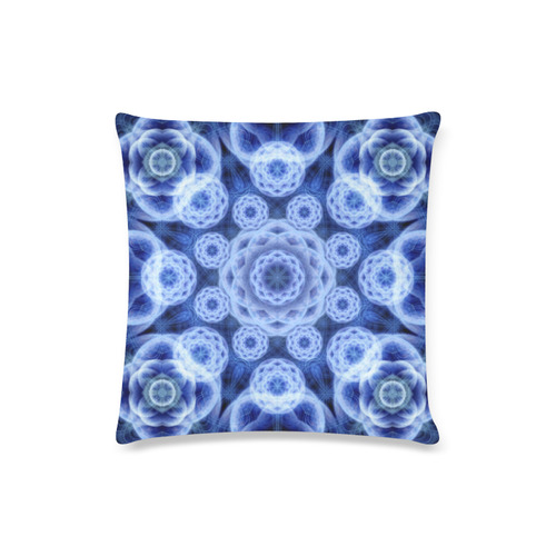 Frozen Galaxy Mandala Custom Zippered Pillow Case 16"x16"(Twin Sides)