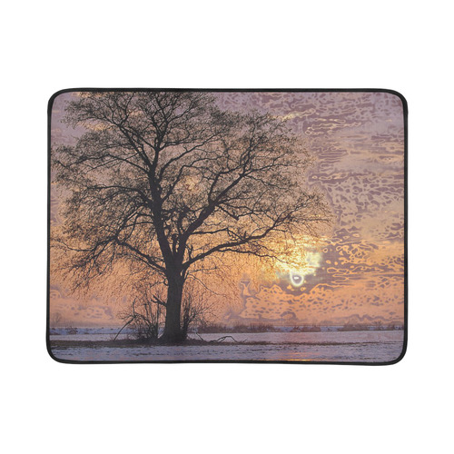 travel to sunset 4 by JamColors Beach Mat 78"x 60"