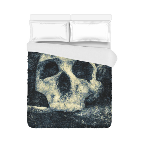 Man Skull In A Savage Temple Halloween Horror Duvet Cover 86"x70" ( All-over-print)