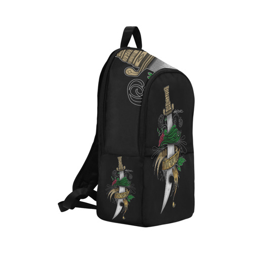 Symbolic Sword Fabric Backpack for Adult (Model 1659)