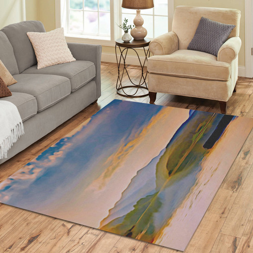 Travel to sunset 01 by JamColors Area Rug7'x5'