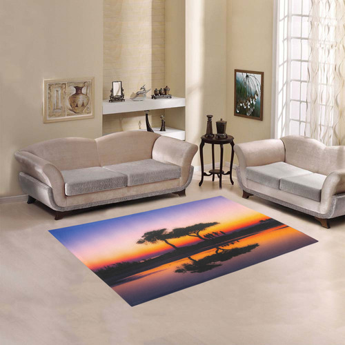 travel to sunset 06 by JamColors Area Rug 5'3''x4'