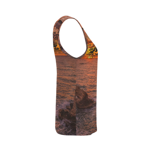 travel to sunset 3 by JamColors All Over Print Tank Top for Women (Model T43)