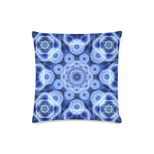 Frozen Galaxy Mandala Custom Zippered Pillow Case 16"x16"(Twin Sides)