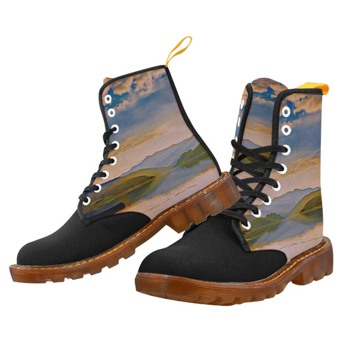 Travel to sunset 01 by JamColors Martin Boots For Women Model 1203H