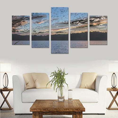 travel to sunset 05 by JamColors Canvas Print Sets C (No Frame)