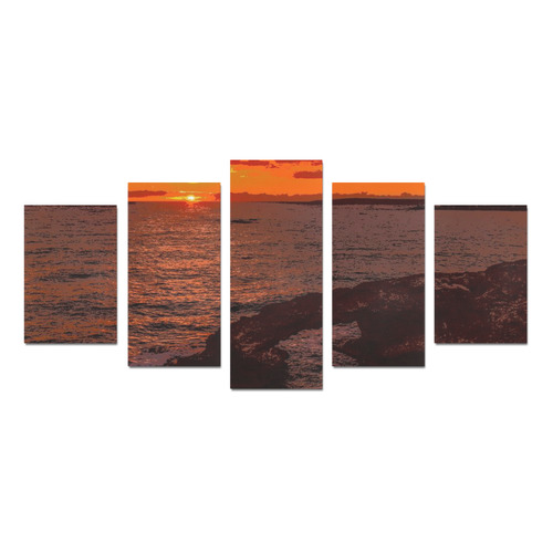 travel to sunset 2 by JamColors Canvas Print Sets D (No Frame)