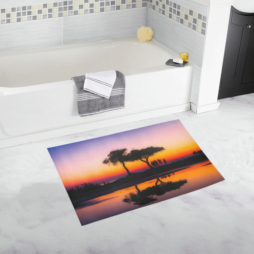 travel to sunset 06 by JamColors Bath Rug 20''x 32''