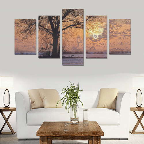 travel to sunset 4 by JamColors Canvas Print Sets C (No Frame)