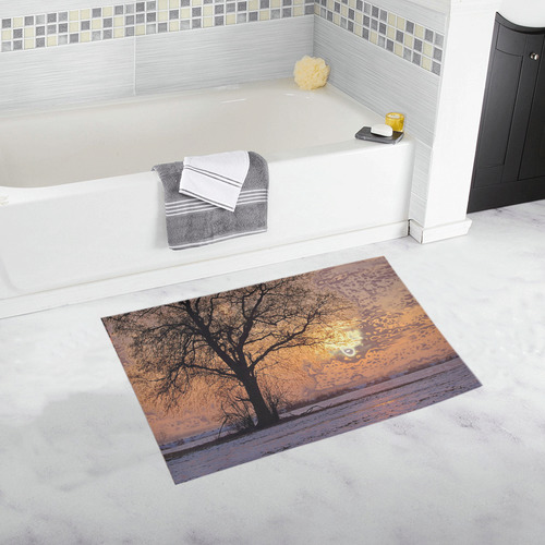 travel to sunset 4 by JamColors Bath Rug 20''x 32''