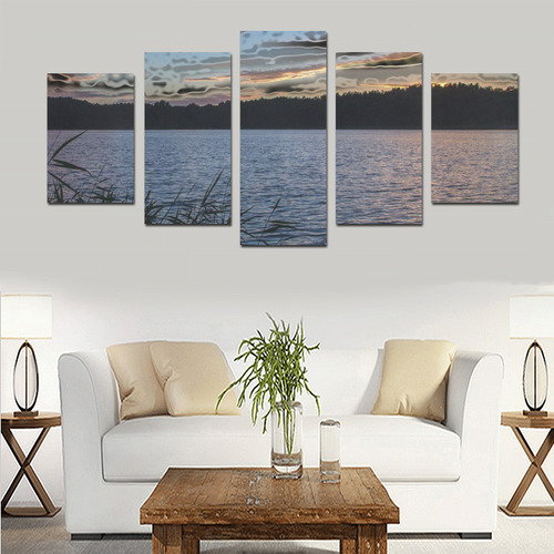 travel to sunset 05 by JamColors Canvas Print Sets D (No Frame)