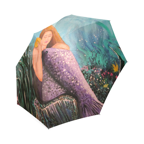 Mermaid Under The Sea Foldable Umbrella (Model U01)