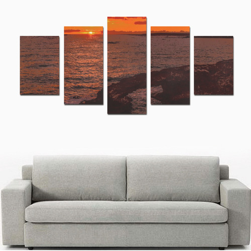 travel to sunset 2 by JamColors Canvas Print Sets D (No Frame)