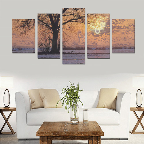 travel to sunset 4 by JamColors Canvas Print Sets D (No Frame)