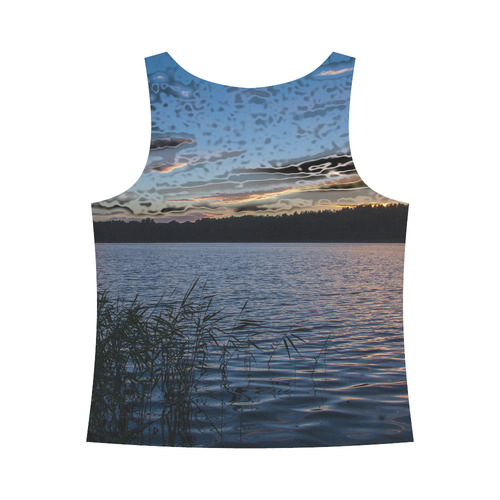 travel to sunset 05 by JamColors All Over Print Tank Top for Women (Model T43)