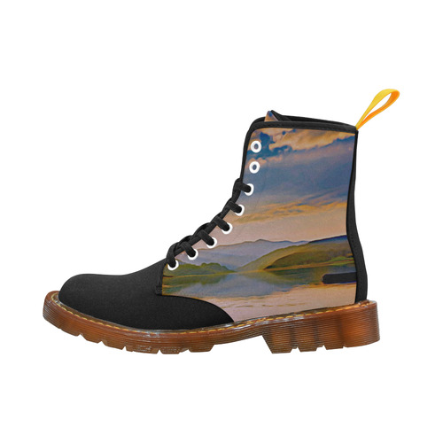 Travel to sunset 01 by JamColors Martin Boots For Women Model 1203H