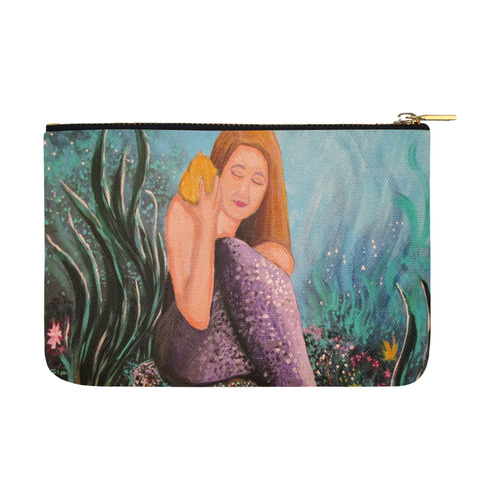 Mermaid Under The Sea Carry-All Pouch 12.5''x8.5''