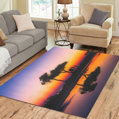 travel to sunset 06 by JamColors Area Rug7'x5'