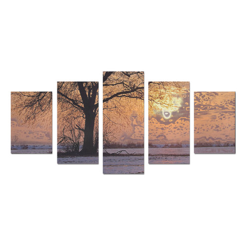 travel to sunset 4 by JamColors Canvas Print Sets D (No Frame)