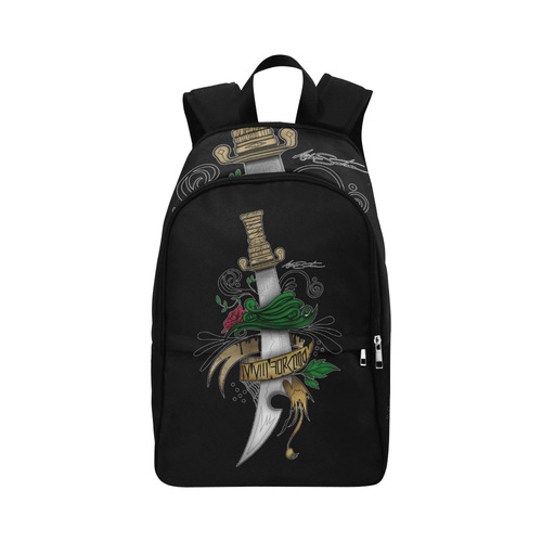 Symbolic Sword Fabric Backpack for Adult (Model 1659)