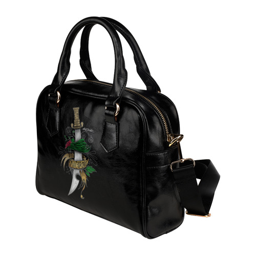 Symbolic Sword Shoulder Handbag (Model 1634)